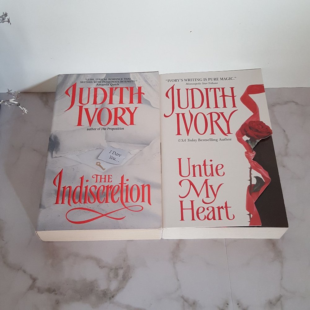 2/$20 Judith Ivory 2 Historical Romance Book Bundle
